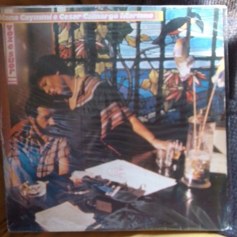 lp vinil- nana caymmi e cesar camargo mariano voz e suor