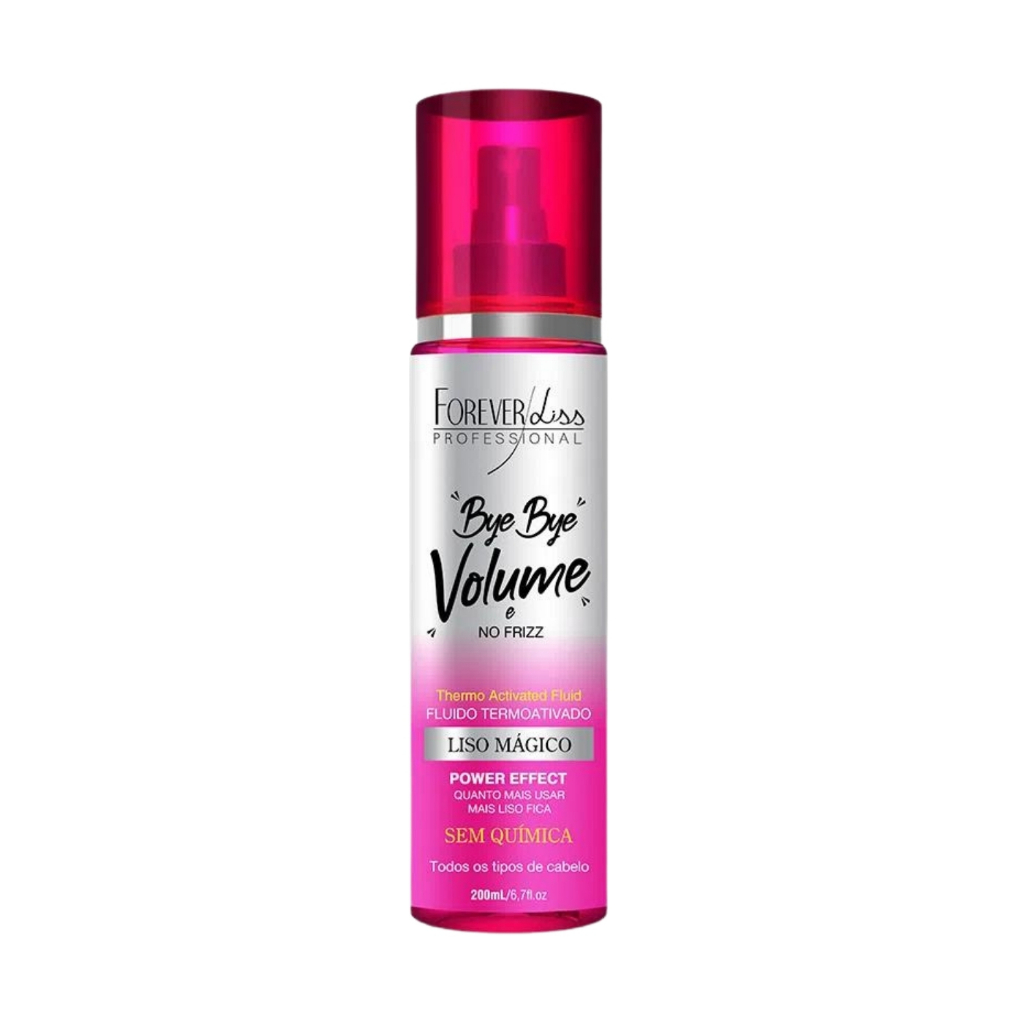 Bye Bye Volume E No Frizz Liso Magico  Forever Liss 200ml