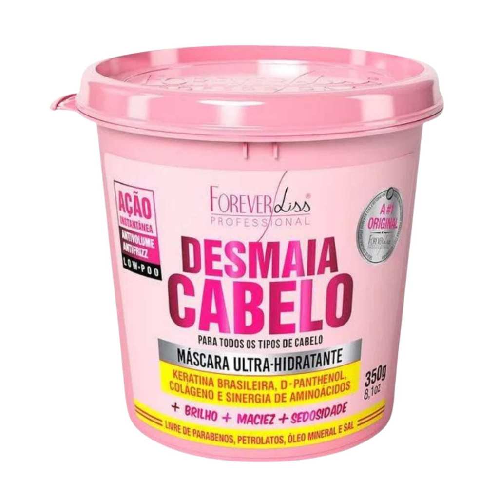 Máscara Forever Liss Desmaia Cabelo 350g volume em excesso