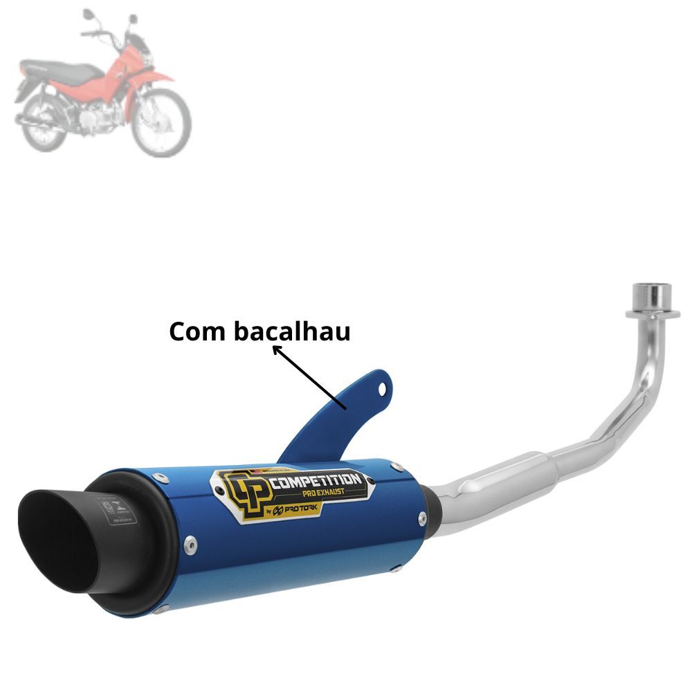 Escapamento Descarga Competition Pro Tork Pop 100 2007 á 2015 Esportivo em Oferta na Shopee