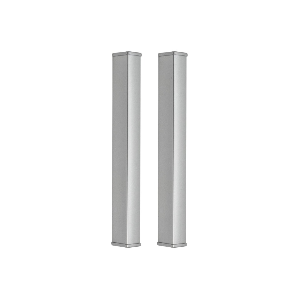 Kit Com 2 Puxadores Alça Para Móveis Sobrepor Gaveta Cômoda 96mm