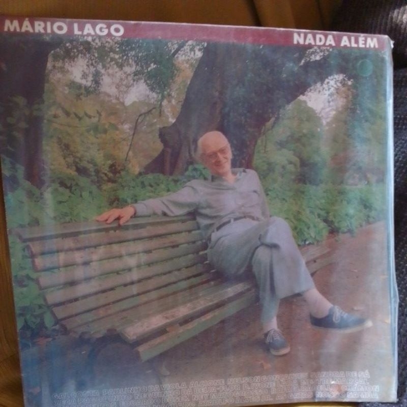 lp vinil- mario lago nada além com encarte/ d.ivone lara/gal/mestre Marçal/ alcione_