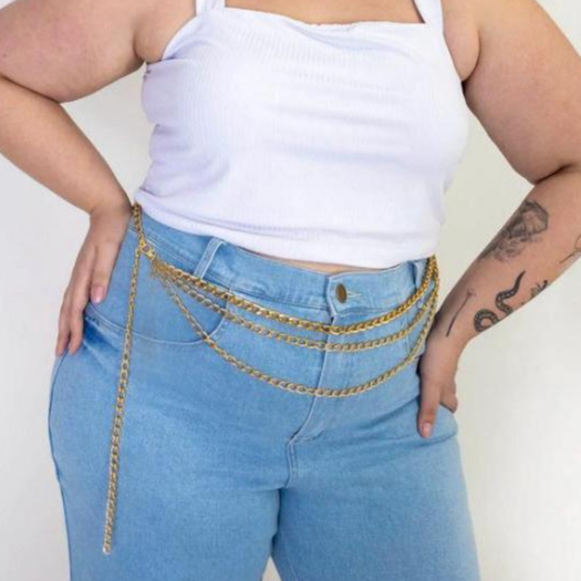 Cinto Plus Size Corrente Cinto Corrente de Cintura - Alta Qualidade