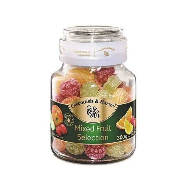 Bala Alemã Cavendish e Harvey Mixed Fruit Selection 300g