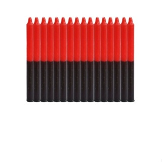 Vela Palito VERMELHA e PRETA  / 1 Kg / 33 Velas - 18 Cm X  1,6 - +/- 6hs Queima - Velas Encandeia em Oferta na Shopee