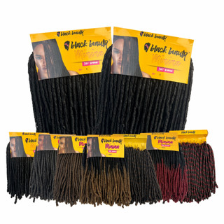 MININA 5X1 BLACK BEAUTY MODELO NINA DREAD LOCS CROCHET em Oferta na Shopee