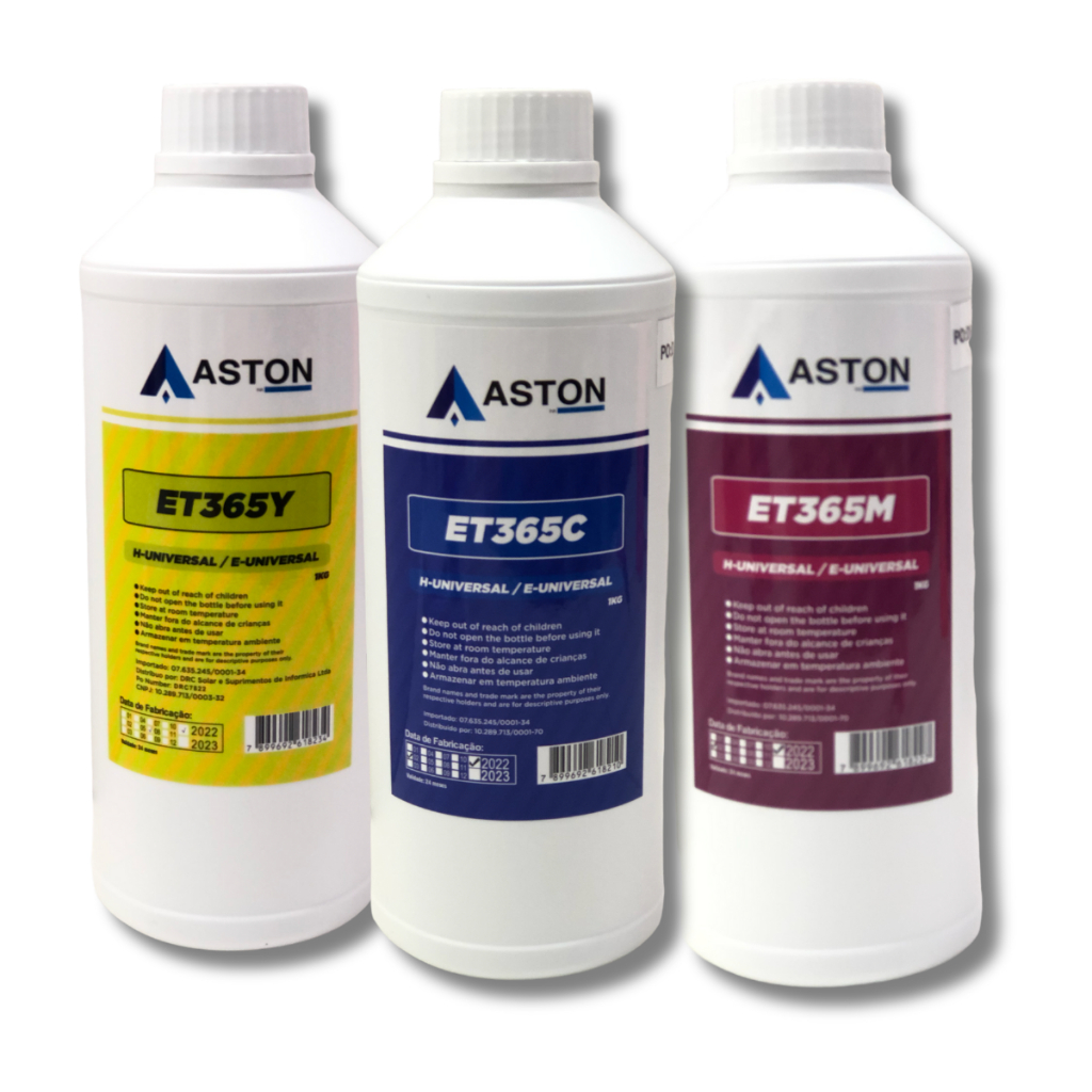 Tinta Aston Recarga De Cartucho Impressora Kit Color 3 Litro L3150 544 Para Impressora Epson Ecotank