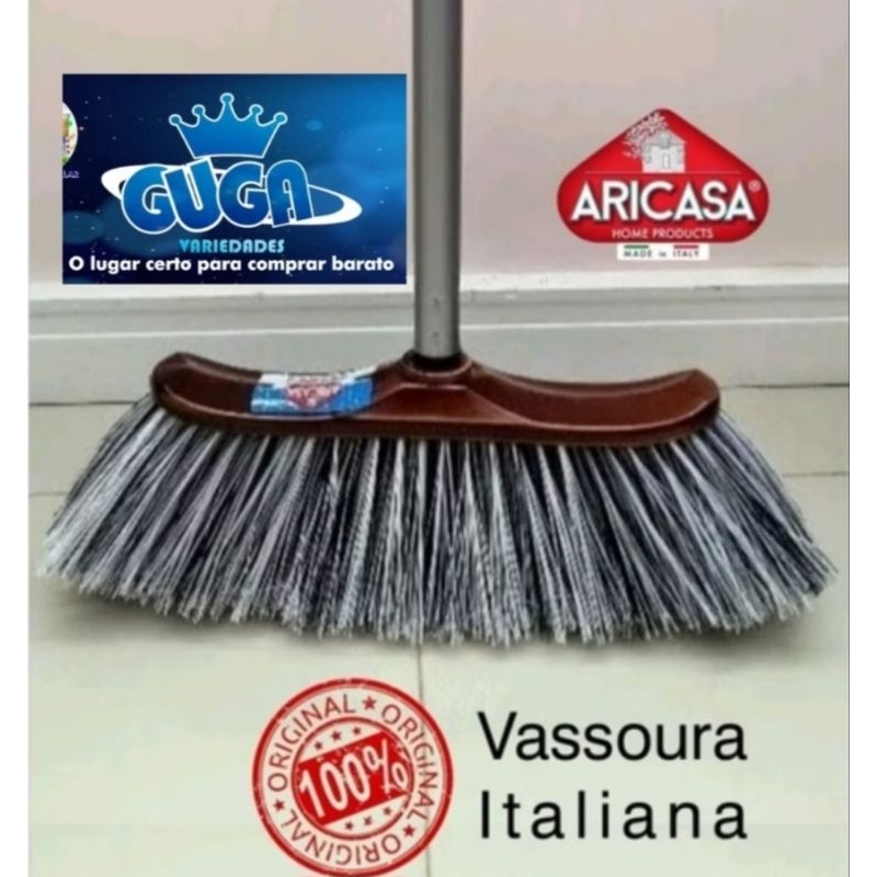 Kit 2 Vassouras Aricasa Original sem Cabo