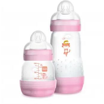 Kit 2 Mamadeiras Easy Start Set 130/260ml Rosa - MAM