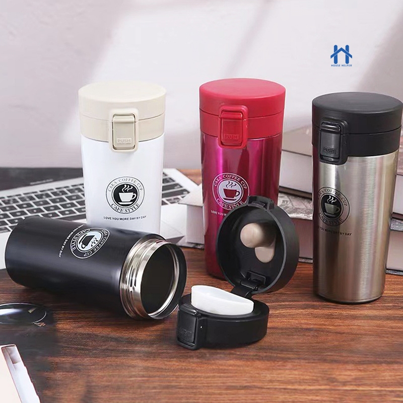 Copo Térmico em Aço Inox Squeeze Térmica Quente e Frio para Chá e Café com Tampa