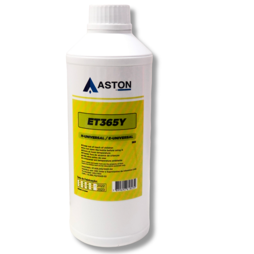Tinta Aston Recarga De Cartucho Impressora Amarelo 1 Litro L3150 544 Para Impressora Epson Ecotank