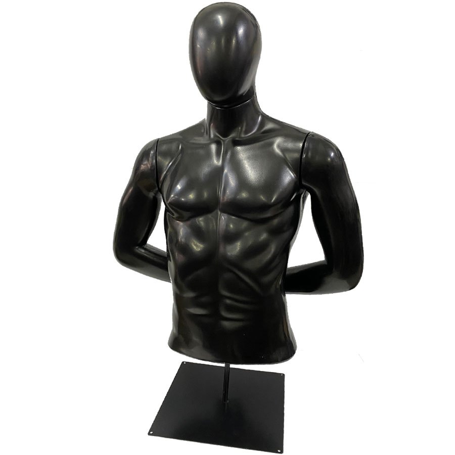 Manequim Busto Com Cabeça, Braço e base, Manequim Masculino Manequim Busto Com Cabeça, Braço e base, Manequim Masculino