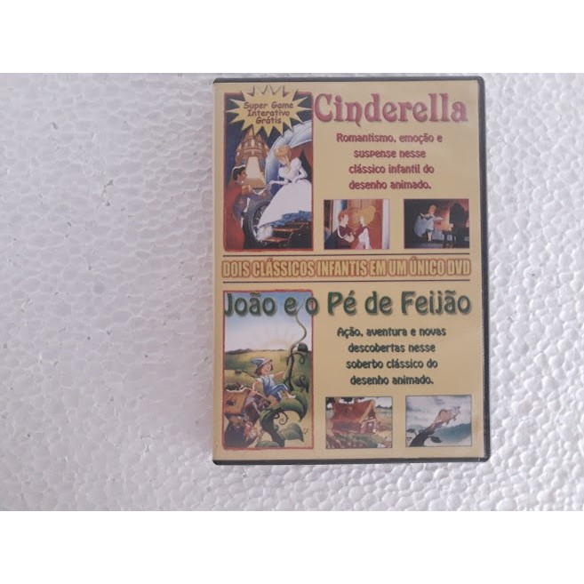 DVD João e o Pé de Feijão + Cinderella