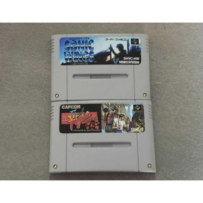 Sonic Wings + Final Fight P/ Super Famicom Aproveite!☆