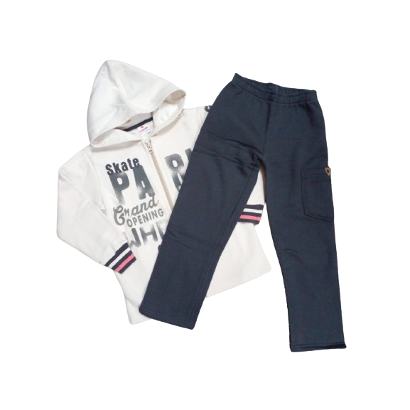 Conjunto inverno Jaqueta Moletom Skate Brandili tamanho 06