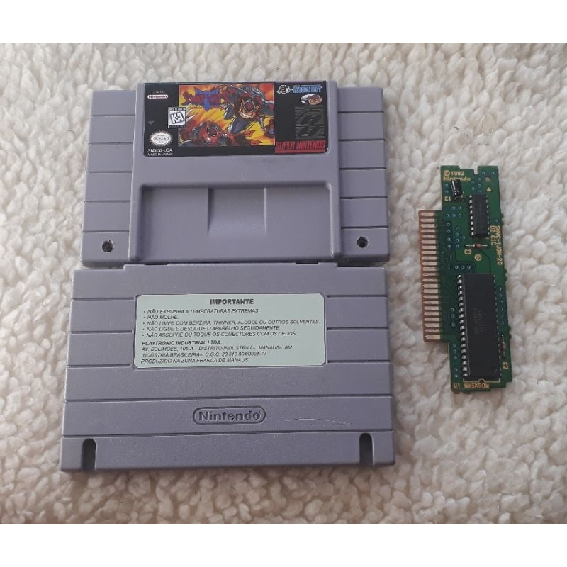 Cartucho Jogo Swat Kats Original Super Nintendo Relabel