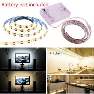 Fita de LED 2 Metro 120 Led De Pilha Branca / Amarela / Colorido iluminação Forte 7594 7595 7596 em Oferta na Shopee