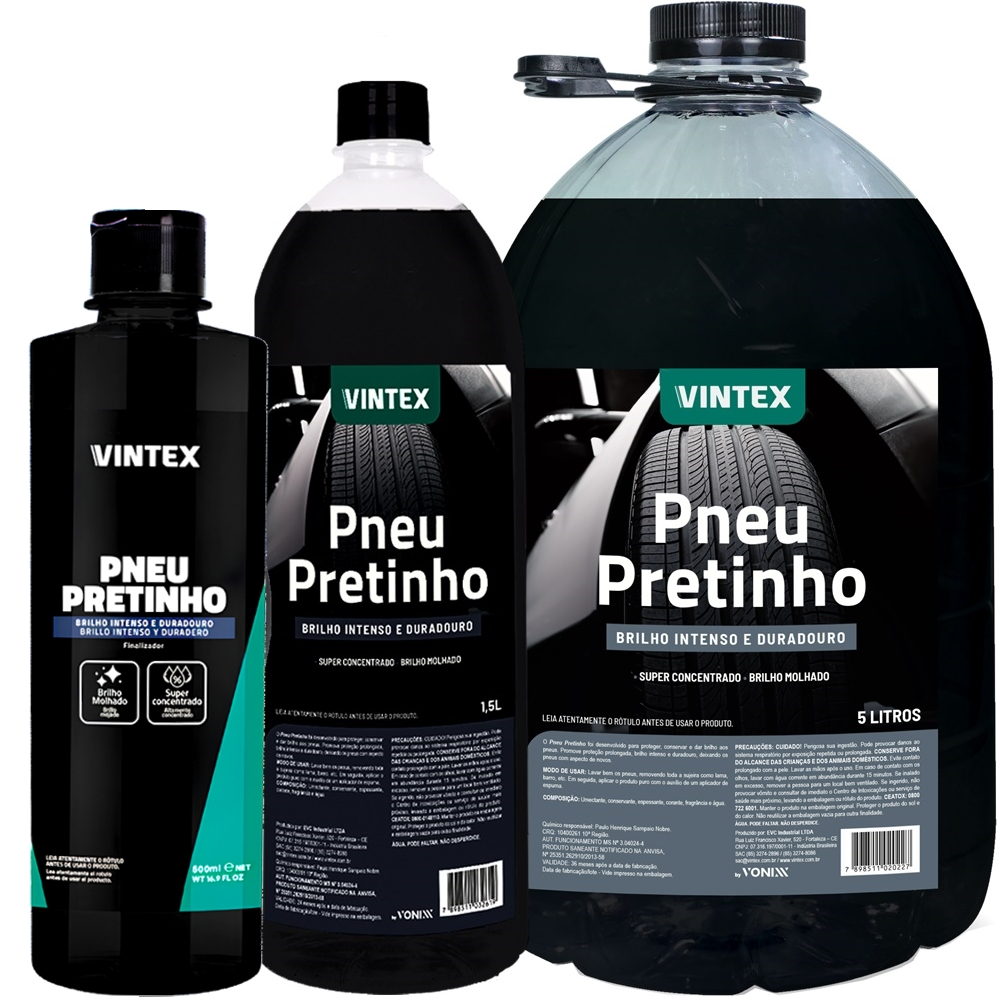 Pneu Pretinho Vintex Vonixx Abrilhantador Pneus Alto Brilho Rendimento Automotivo em Oferta na Shopee