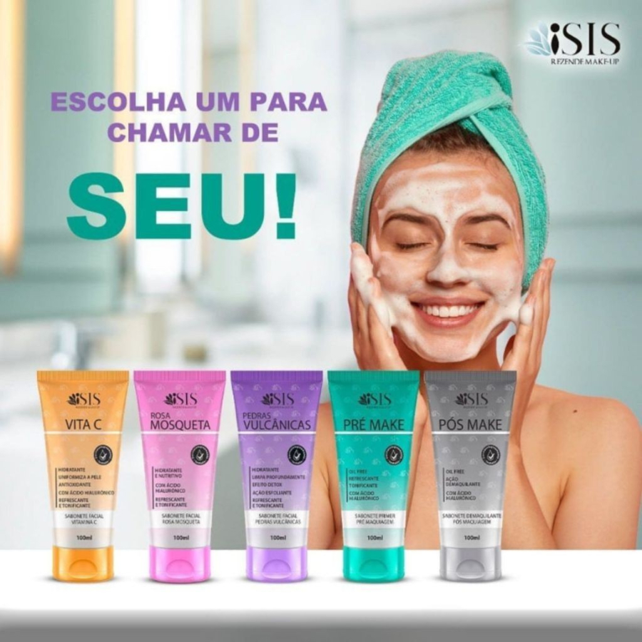 Sabonete Facial Tratamento Isis Makeup - 1 Unidade