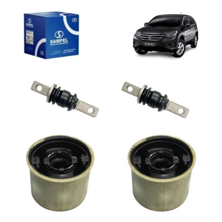 4 Buchas da Bandeja Dianteira Honda Cr-v Crv 2012 2013 2014 2015 2016 Sampel