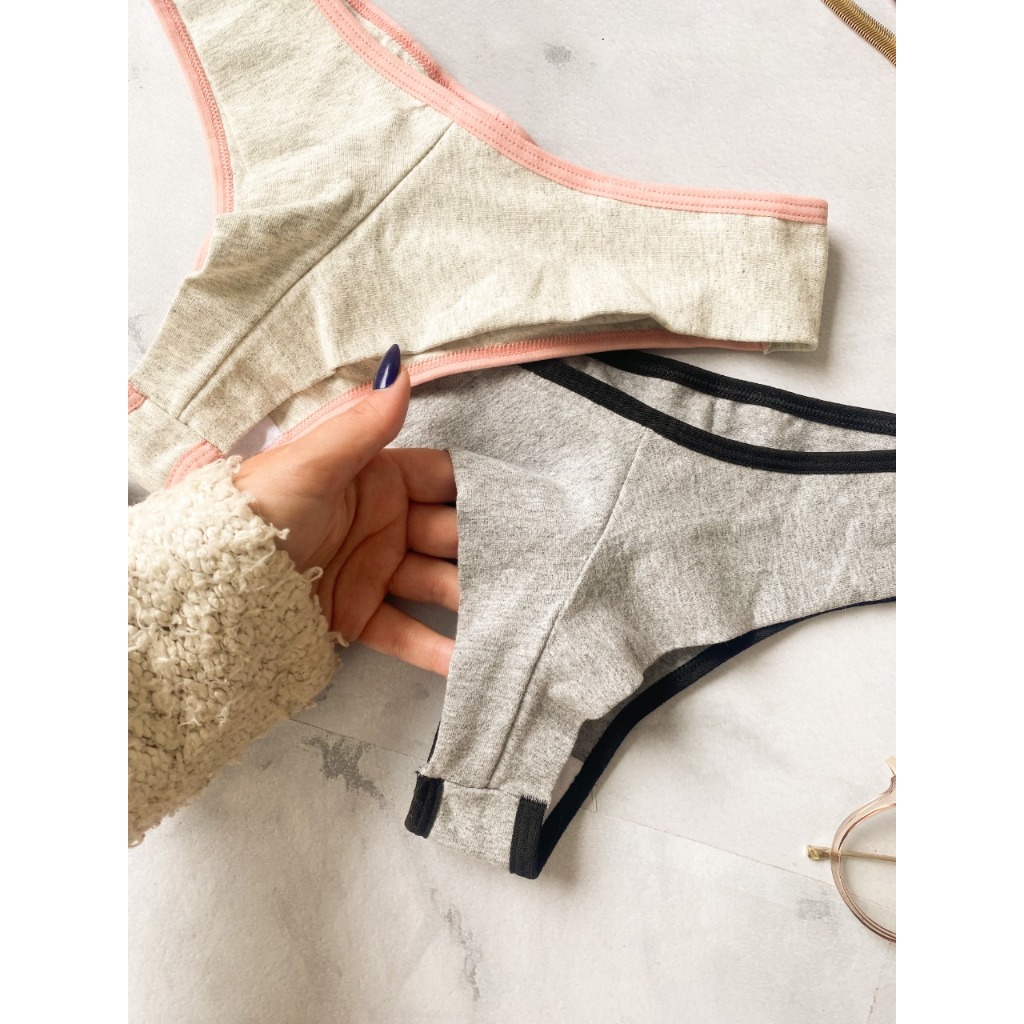 Kit 05 Calcinha Fio Duplo Em ALGODÃO COTTON Super Confortável em Oferta na Shopee