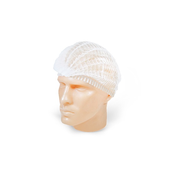 Touca Talge Descartável Tnt Branca Para Cozinha