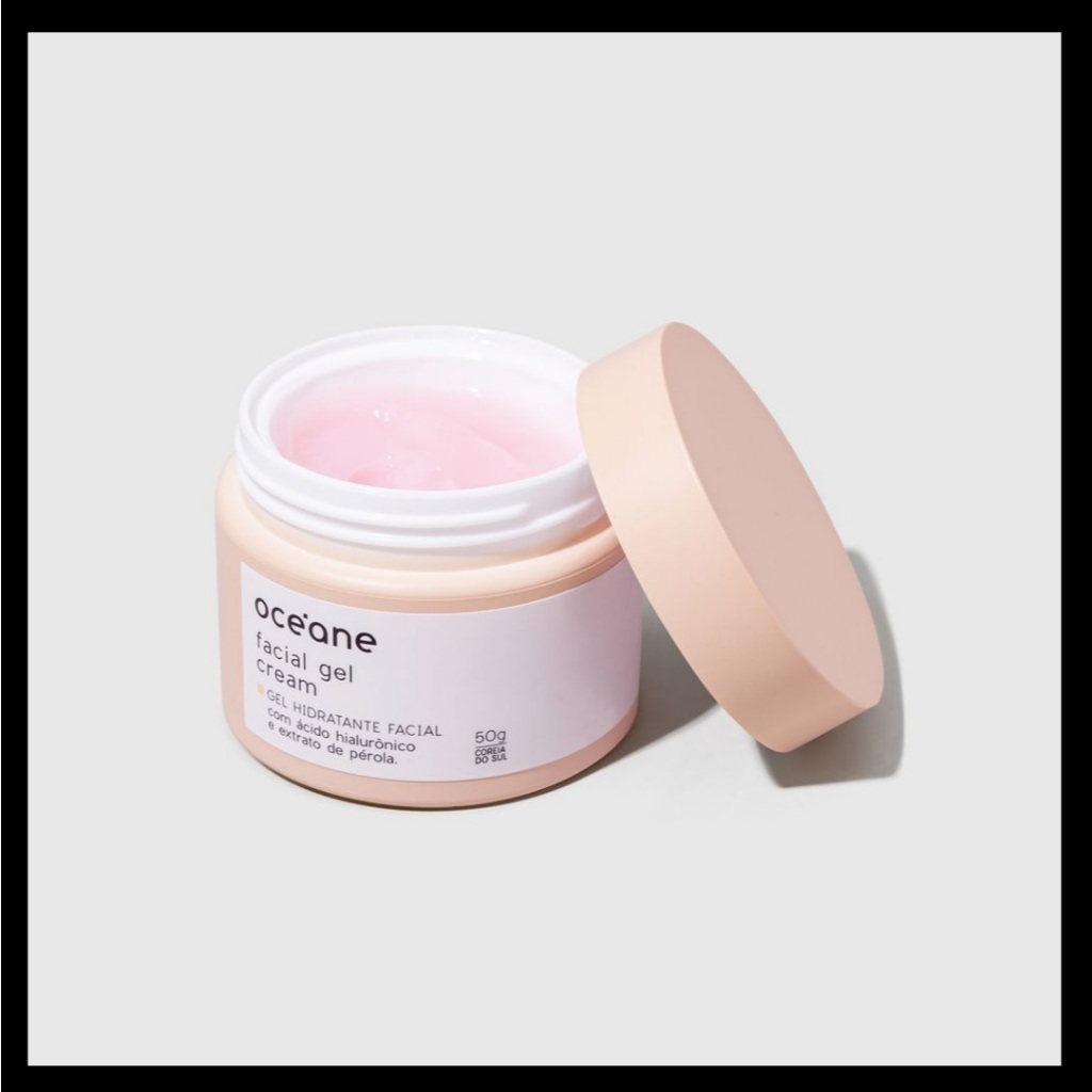 Gel Hidratante Facial com Extrato de Pérola - Facial Gel Cream 50g Océane Edition em Oferta na Shopee