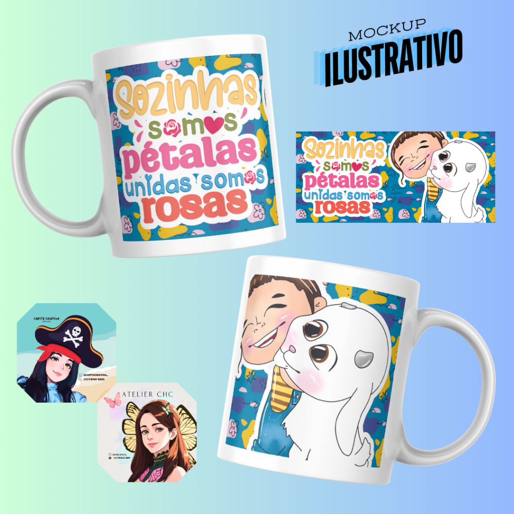 Caneca Minion sozinhas somos pétalas, unidas somos rosas