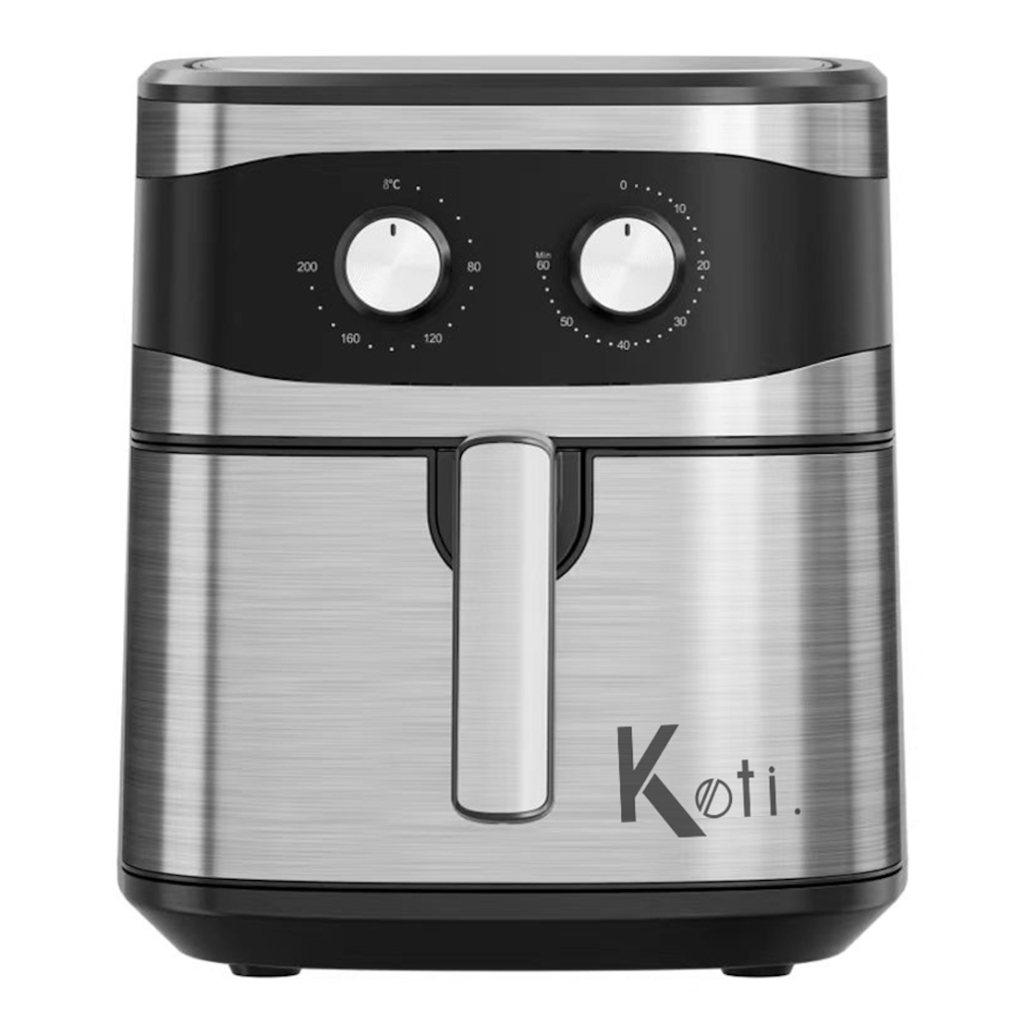 Fritadeira Elétrica 6,5l 1500w Preta E Inox 110v Ou 220v