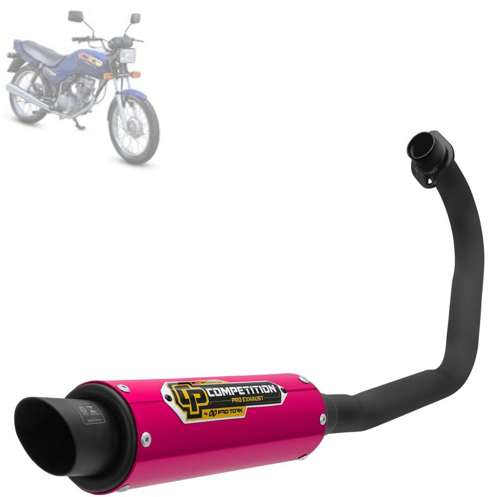 Escapamento Descarga Competition Pro Tork Titan 125 1995 1996 1997 1998 1999 em Oferta na Shopee