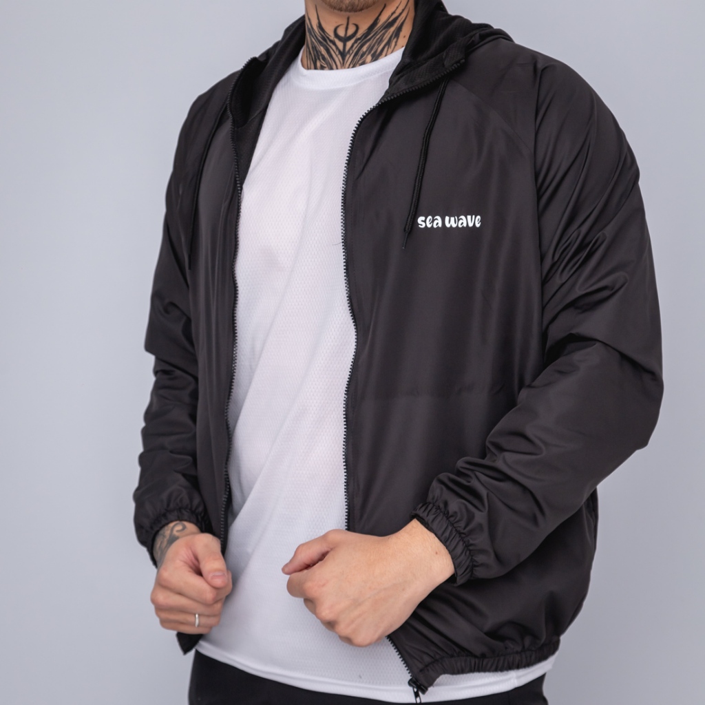 Jaqueta Corta Vento Impermeável Confortavel e Leve Para Esporte Academia Treino