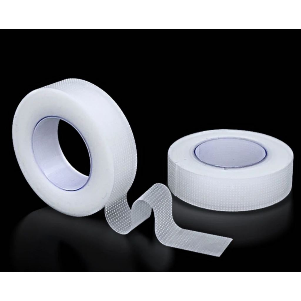 Kit 5 Fitas Transpore Adesiva Transparente Antialégica para Extensão de Cílios 10m