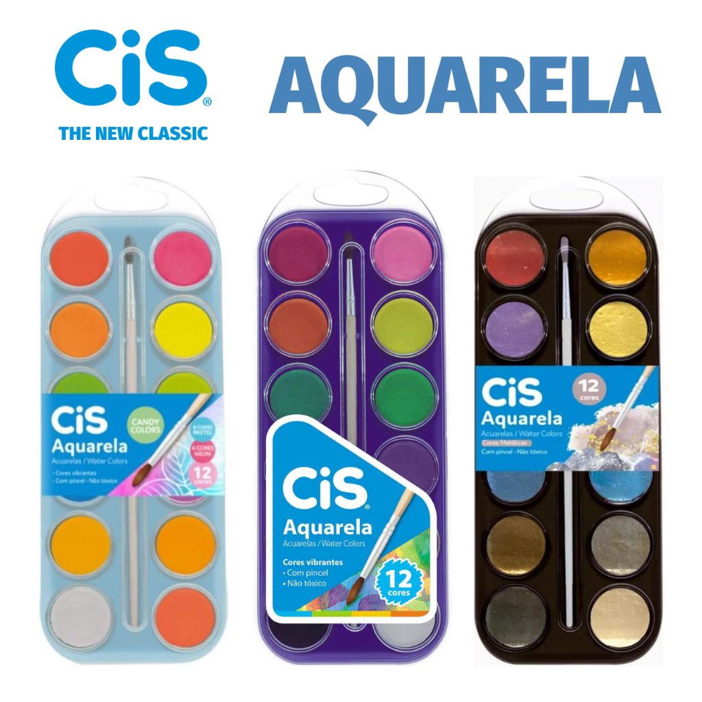 O que é Aquarela 12 Cores Cis? Guia e Onde Comprar | BuscaProdutos