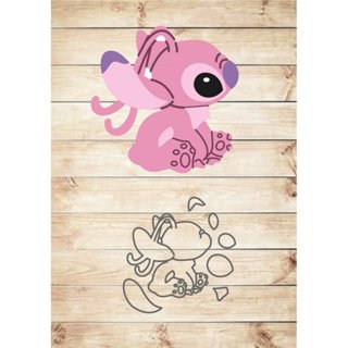 cortador angel  ( lilo e stitch ) em Oferta na Shopee