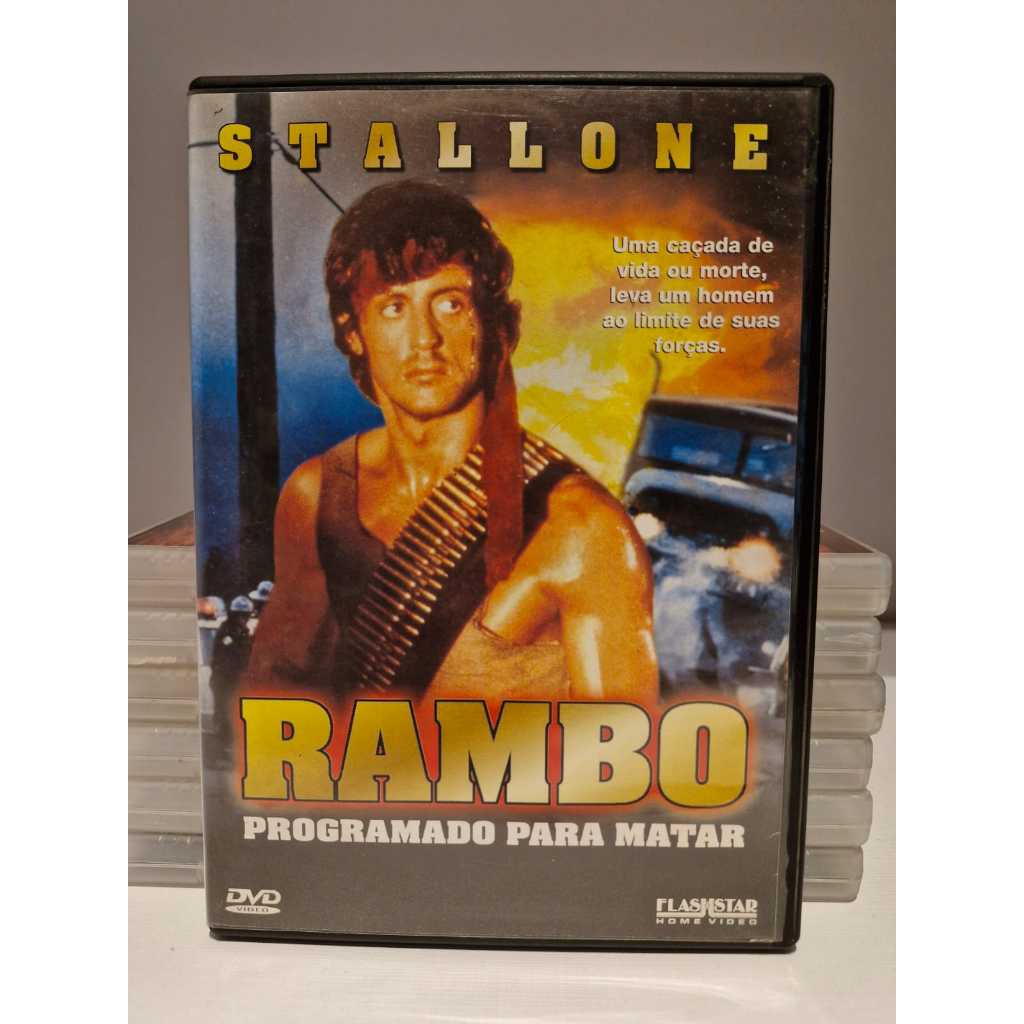 RAMBO - PROGRAMADO PARA MATAR - Sylvester Stallone - DVD - Original