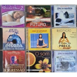 CD New Age Nova Era Antiestresse Relaxamento Meditação Equilíbrio Sons Natureza LOTE Marcus Viana