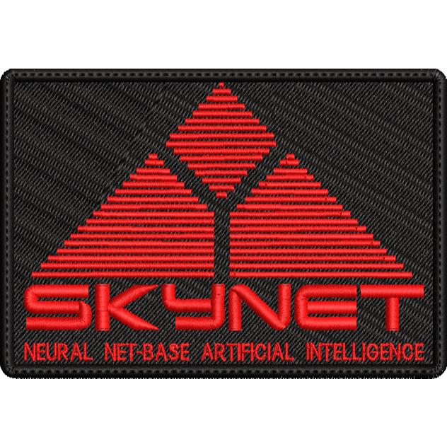 patch bordado SKYNET termocolante bordado