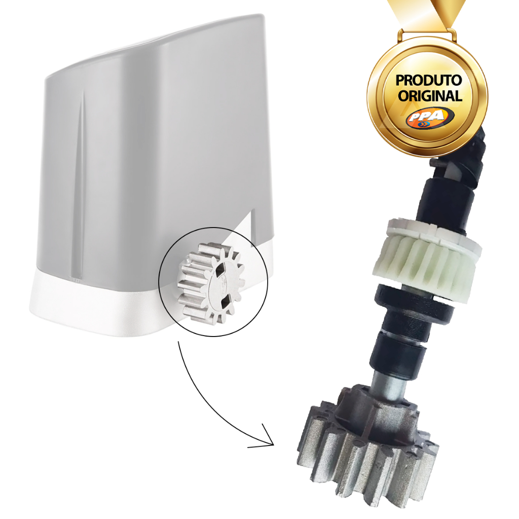 Conjunto Eixo Dz Home Custom Analogica Engrenagem Z14 Coroa Z22 Ppa