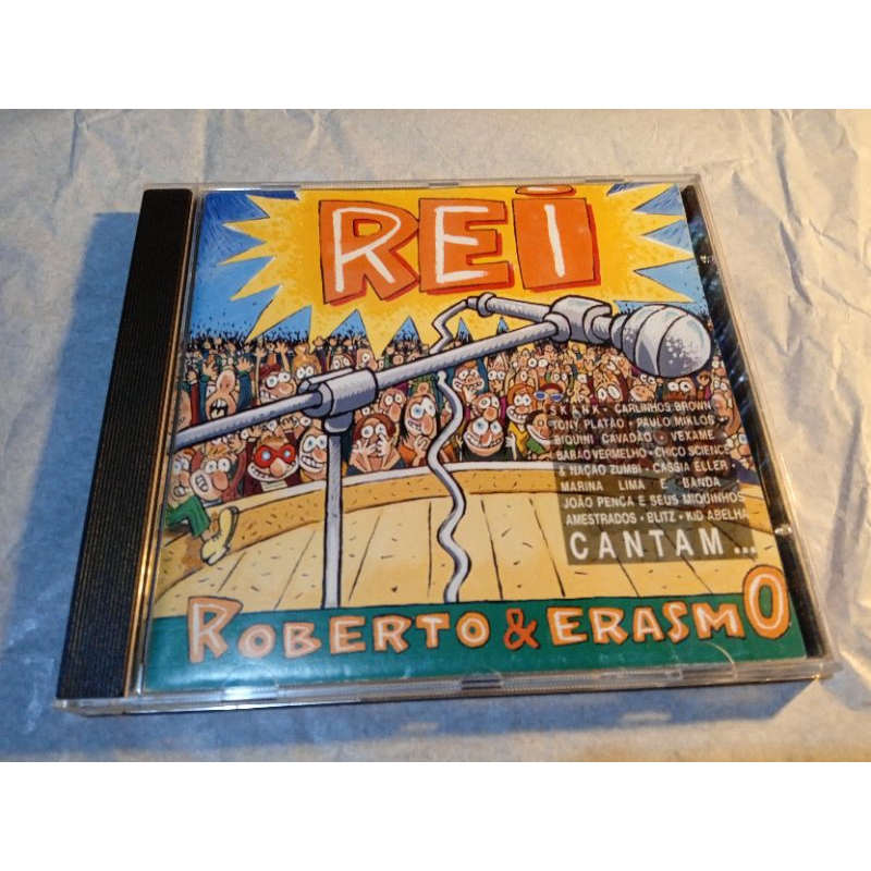 cd rei tributo a Roberto Carlos e Erasmo Carlos ótimo estado mídia contracapa Xerox boa qualidade