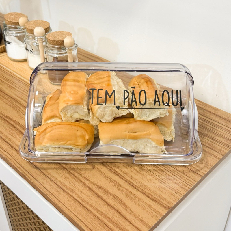 Porta pão clean - boleira - porta queijo