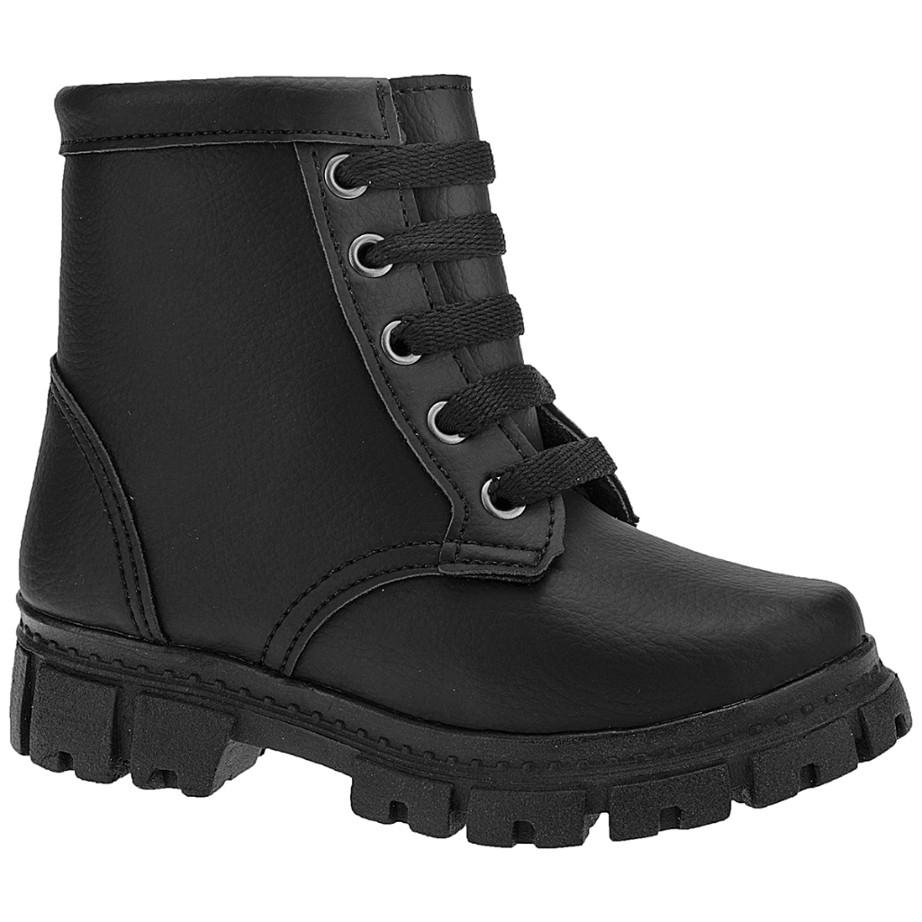 Bota Infantil Feminina Coturno Feminino Infantil Bota Tratorada em Oferta na Shopee