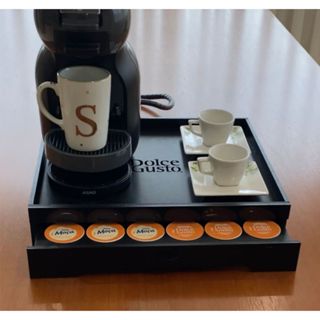 Promoção Porta capsulas bandeja com gaveta para Dolce Gusto 30 capsulas em Oferta na Shopee