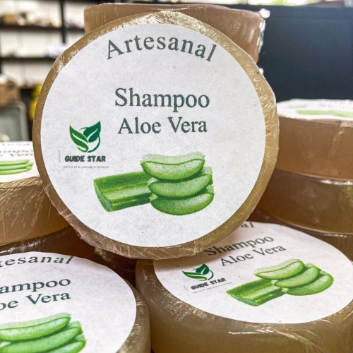 Shampoo de Aloe Vera, Aveia, Anti-caspa, Força - Artesanal Fitoterápico. Barra Natural Solido (Babosa) em Oferta na Shopee