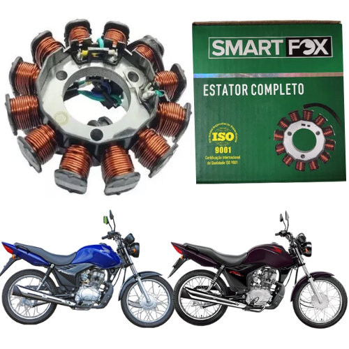 Estator Completo Moto Cg Fan 125 2009 10 11 12 13 Modelo Original