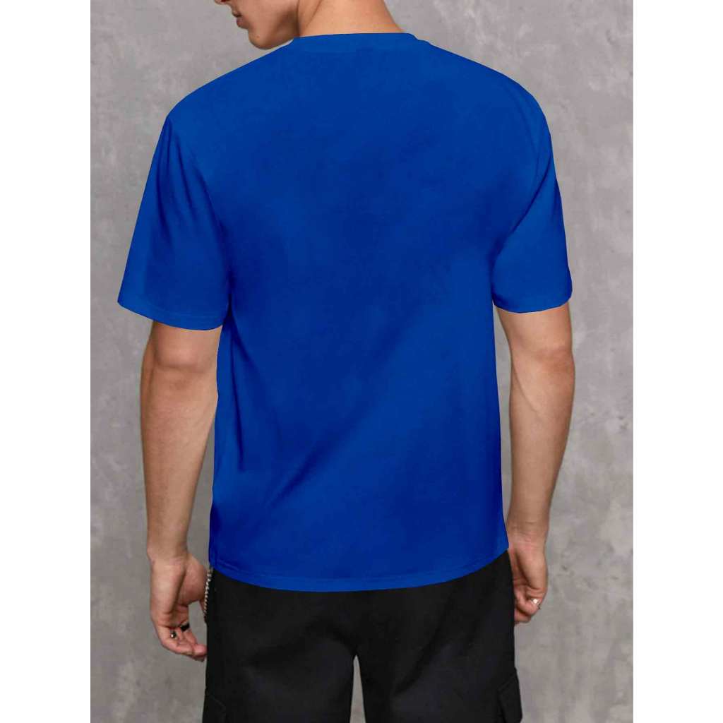 Camiseta Oversized Masculina Casual Básica Estilosa Larga Streetwear Simples Blusa Despojada Modern