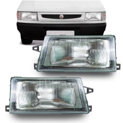 Farol Fiat Uno Fiorino 91 92 93 94 95 96 97 98 99 00 02 03 Lente em Vidro
