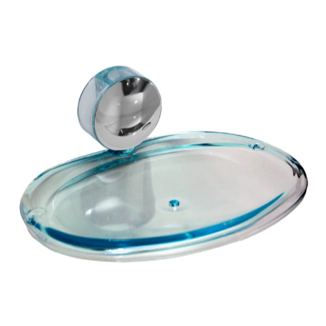 Saboneteira Oval de Parede Para Banheiro Porta Sabonete Transparente ABS Acrilíco ou em Metal Luxo em Oferta na Shopee
