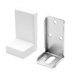 Cantoneira Suporte Aéreo Kit c/ Cantoneira E Capa Plástica Para Fixação De Móveis Albras C/ 10 pares