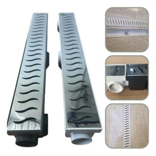 Ralo Banheiro Linear Oculto 6x50 Invisível Sifonado Inox em Oferta na Shopee