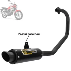 Escapamento Escape Esportivo Competition Moto Honda Titan 160 2015 2016 2017 2018 Pro Tork